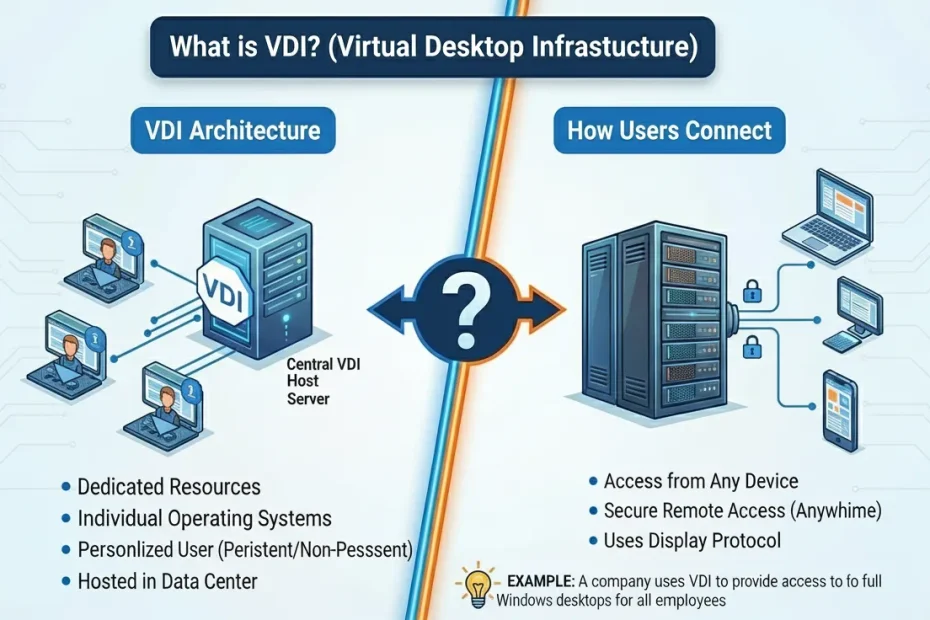What Is VDI, A Complete Guide to Virtual Desktop Infrastructure
